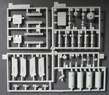 Dragon 1/35th Scale T-34/76 Mod. 1943 - Parts Lot Ha from Kit No. 6757