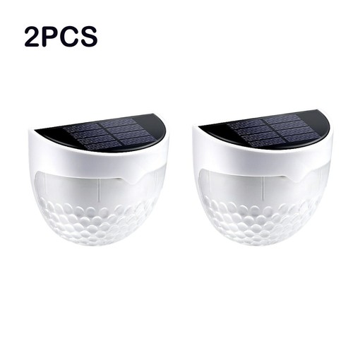 Solar Fence Lights Dusk to Dawn Wall Street Light Outdoor Garden Waterproof Yard - Picture 14 of 19