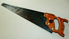 Vintage 220-55 Disston Porter USA 26" Hand Saw 9 Teeth Per Inch VGC