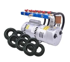 EasyPro PA100WLD Rotary Vane Pond Aeration Kit 1 HP Aerator w/ 600' 3/8" Tubing
