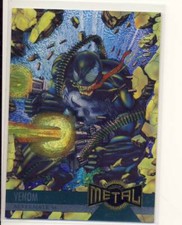 2021 Marvel X-Men Metal Universe 1995 Buyback 136 Venom Possesses Punisher 08/10