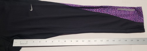 Nike 2.0 Dri-Fit Women's Medium Purple And Black Capris (723925) - Picture 9 of 12