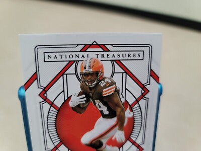 2020 Panini National Treasures Purple /50 Nick Chubb #24 T8256 | eBay