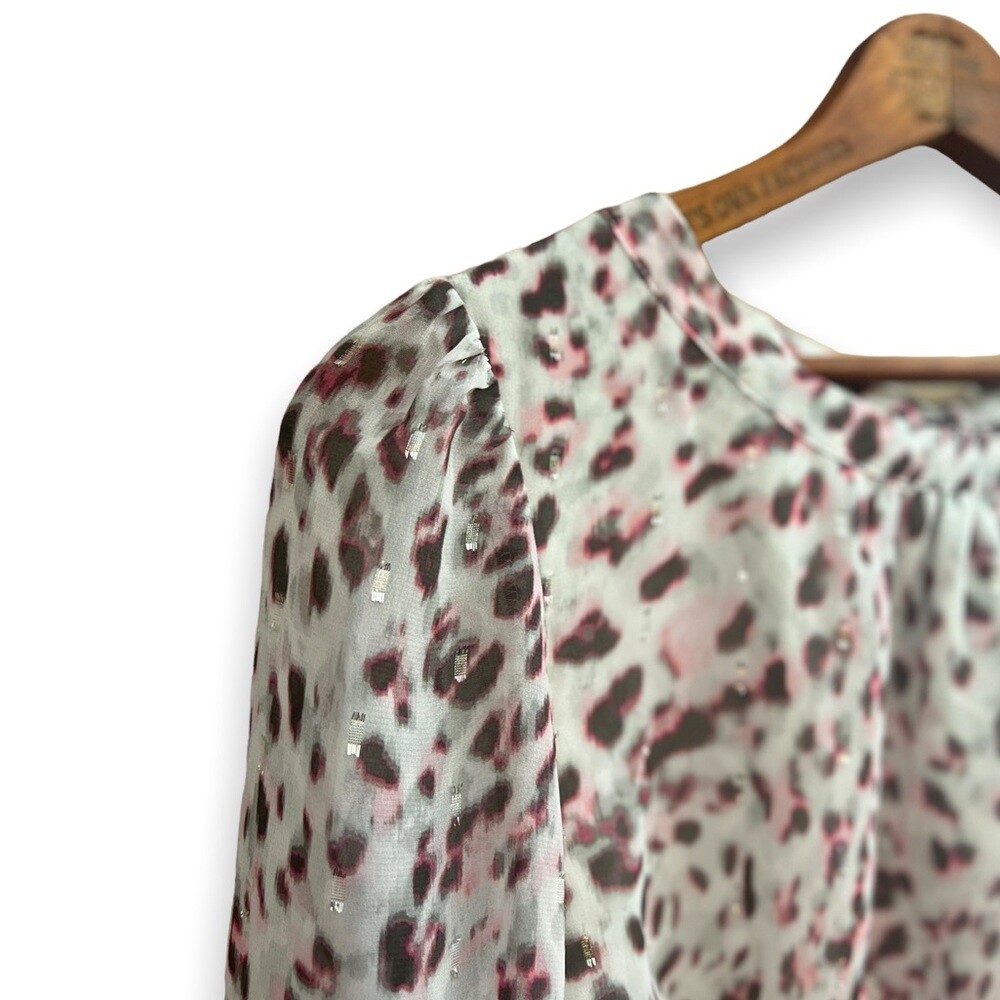 Talbots Fully Lined Back Bow Top - image 3