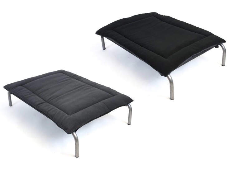 Hik9 Raised Dog Bed Large With Reversible Fleece Topper Hi K9 eBay