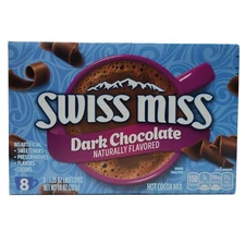 Swiss Miss Dark Chocolate Hot Cocoa Drink Mix Set of 4 Boxes Packaging Varies