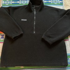 Vintage Columbia Fleece Made In USA Men  s Large Black