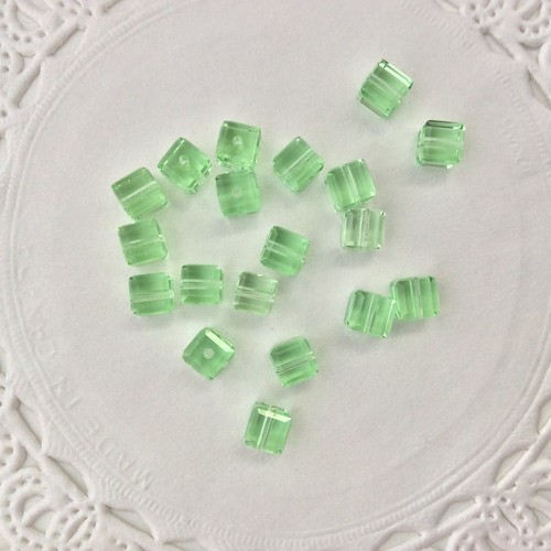 Swarovski® Crystal 4mm Cubes #5601 Colors/ AB Colors - 6 PC. PACK Choose Color - Picture 10 of 63