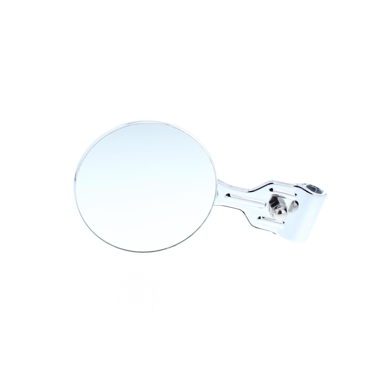 Roadster Windshield Frame Mount Chrome Rear View Mirror, 5
