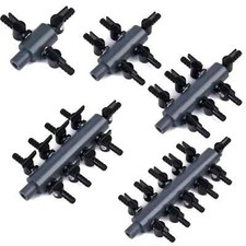 Luft Regler Luftverteiler 9mm 3/5/7/9/11-fach Lufthahn Ventil f&uuml;r Teich Aquarium