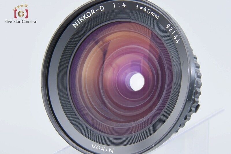 Nikon NIKKOR-D 40mm f/4 for Zenza Bronica S2 S2A EC EC-TL | eBay Nikon NIKKOR-D 40mm f/4 for Zenza Bronica S2 S2A EC EC-TL | eBay