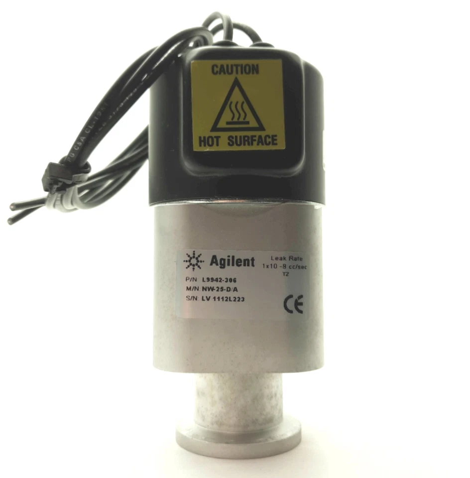 Agilent L9942-306 Vacuum Solenoid Valve 2-Way NC 3/8" Orifice NW25 150PSI 24VDC - Image 4 of 4