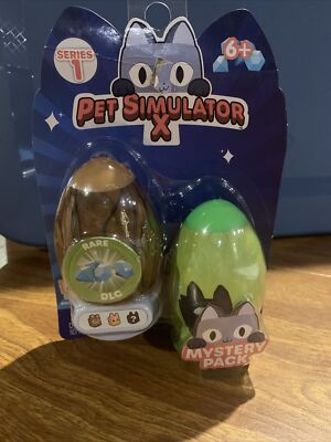 Pet Simulator X Series 1 Big Games 2 Pack Mystery Eggs Rare DLC Code SEALED
