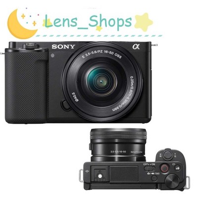 Sony Alpha ZV-E10 4K Mirrorless Camera with 16-50mm Lens 24.2MP Black Wi-Fi