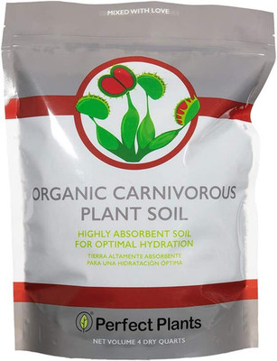 Carnivorous Plant Soil | 4 Qts. Organic Premium Mix | Use with Venus Fly Traps,