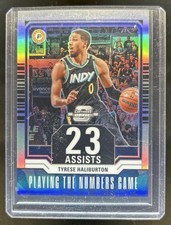 2023-24 Panini Contenders Optic Tyrese Haliburton Playing the Numbers Game #20