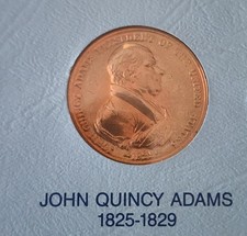 US MINT BRONZE MEDALS OF THE PRESIDENTS JOHN QUINCY ADAMS