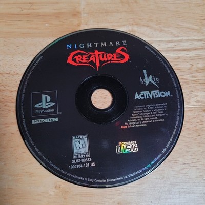 Nightmare Creatures PS1 Sony PlayStation 1, 1997 Disc Only   Tested