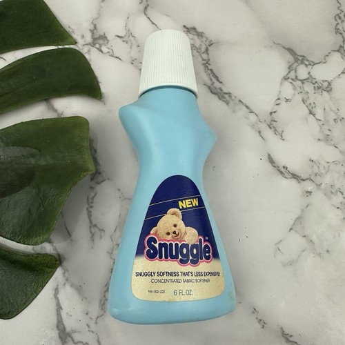 Snuggle Fabric Softener Vintage Trail Size Bottle 6 oz Small Prop 80s