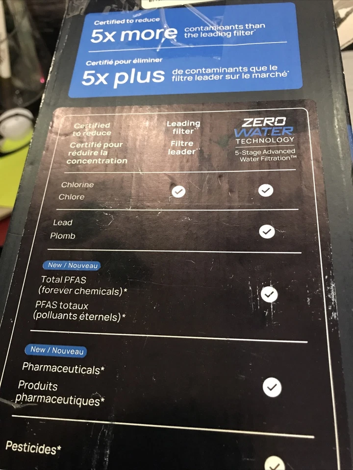 Culligan Zero Water 10 cup 5 stage advanced filtration water pitcher - Image 4 of 4