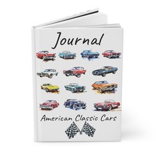 American Classic Cars Journal  Hardcover Notebook