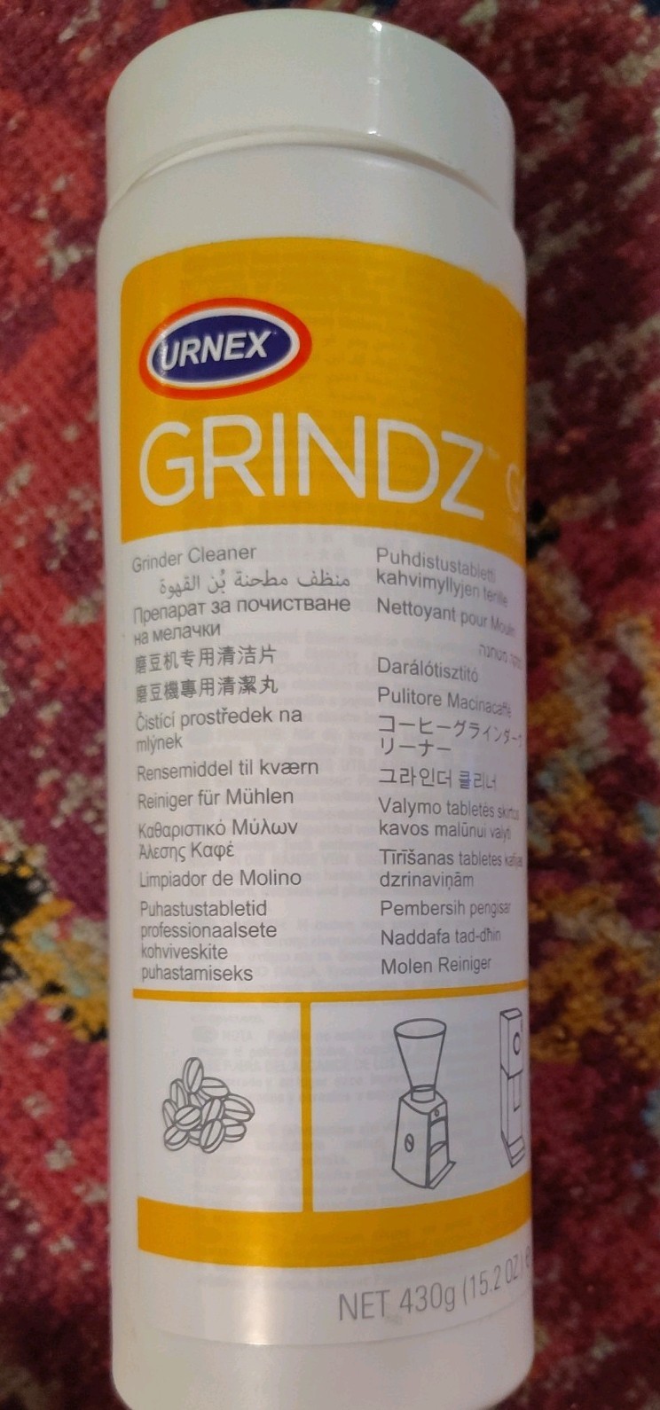 Grindz Professional Coffee Grinder Cleaning Tablets G01 Urne