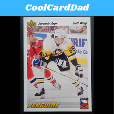 1991-92 Upper Deck Euro-Stars Jaromir Jagr Pittsburgh Penguins #E6