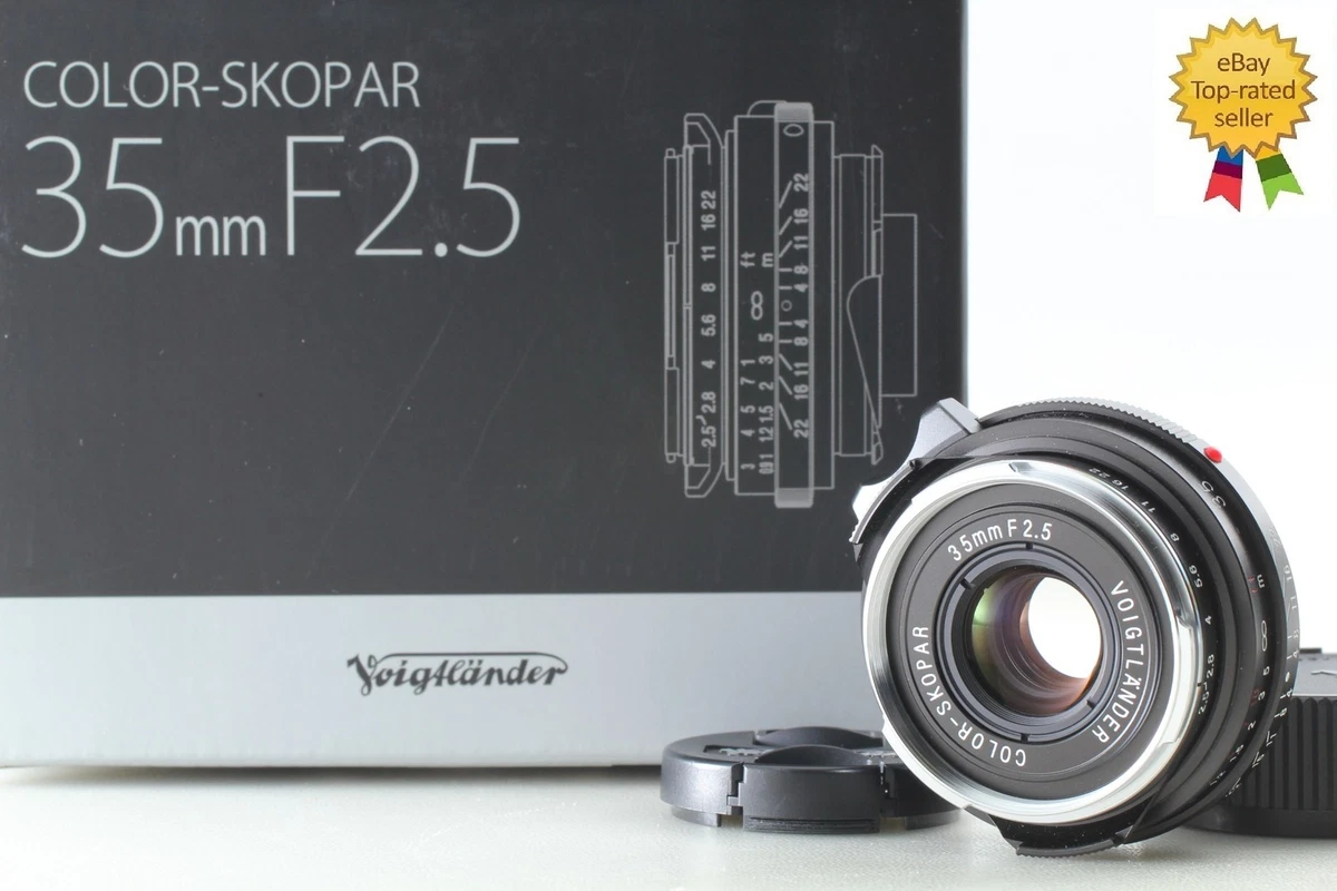 Voigtländer Camera Lenses 35mm Focal f/2.5 Maximum Aperture for