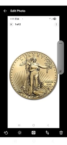 1/10 oz American Gold Eagle Coin $5 BU - Random Year