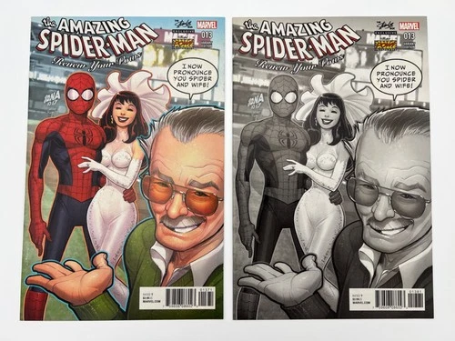 AMAZING SPIDER-MAN RENEW YOUR VOWS #13 Stan Lee Box Exclusive Set VF Marvel 2016