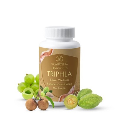 Go Ayurveda Dhanvantri Triphala Kapseln, 60 Kapseln