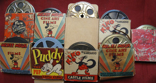 Castle Films Home Movies 16mm Film Cartoons Mickey Mouse Donald Duck Kiko 11 LOT