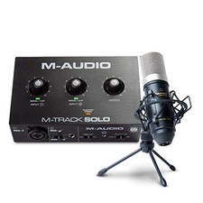 M-Audio M-Track Solo + Marantz Professional MPM-1000 - Interfaccia USB e Microfo