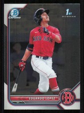 2022 Bowman Chrome Prospects #BCP134 Eduardo Lopez