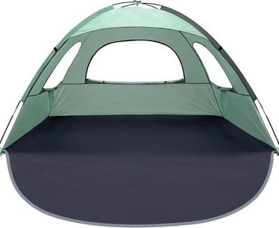 WhiteFang Beach Tent Anti-UV Portable Sun Shade Shelter for 3/4/6/8 Person, E...