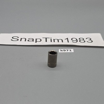 Craftsman Vintage NEW Tools  3/8'' 12 Pt 1/4'' Drive Shallow Socket G2-43605 USA 