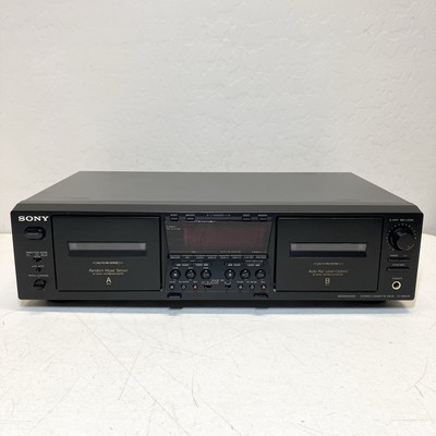 PLEASE READ) Rare Sony TC-WE675 Dual Cassette Deck; Dolby B/C/HX