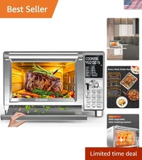 Bravo XL Pro Air Fryer Toaster Oven, Improved 100% Super Convection, Quicker ...