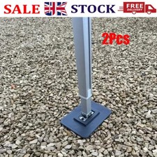 2Pcs Awning Leg Feet Plate Anchor For Thule Omnistor Fiamma Campervan Motorhome