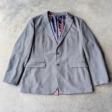 Ted Baker Core Jacket Sport Coat Blazer in Hazelnut Gray size 42
