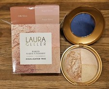 Laura Geller Baked Warm-N-Whimsy Highlighter Trio Compact FULL SZE NEW AUTHENTIC