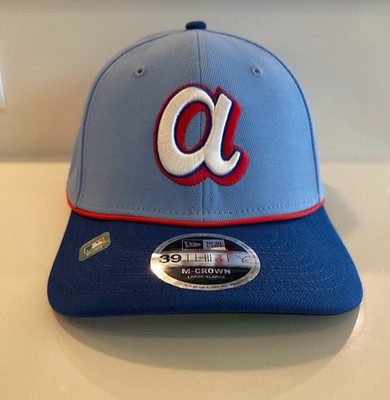 New Era Light Blue L/XL 39 Thirty  Atlanta Braves 2026 City Connect Stretch Hat