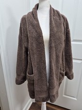 Vintage MCM Towel Swim Cover Up Terry Cloth Jacket, LG Pockets, Cozy, Chunky