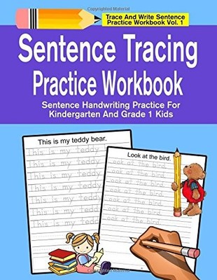 SENTENCE TRACING PRACTICE WORKBOOK: SENTENCE HANDWRITING **BRAND NEW**