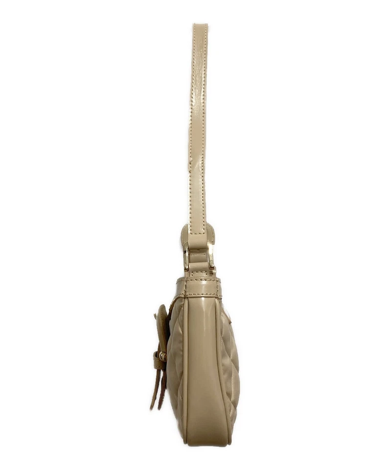 Auténtico bolso de mano BURBERRY LONDON bolso acolchado logotipo beige Foto 2 de 4