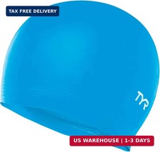 Adult Latex Swim Cap - Pool Training Swimming Headwear