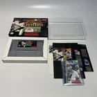 NICE Ken Griffey Jr. Major League Baseball (Card Included) SNES CIB Complete Box