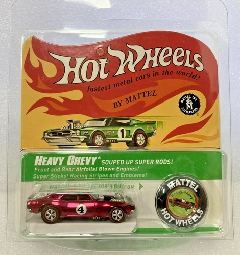 2016 Hot Wheels RLC 2673/5000 Heavy Chevy w/Case Red Line Club w/ button