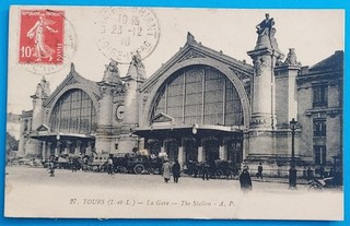 CPA TOURS La Gare.