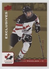 2017 Upper Deck Team Canada Juniors Exclusives Red 19/199 Meaghan Mikkelson z6b